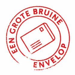 Een grote bruine envelop