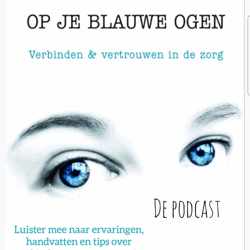 Op je blauwe ogen!