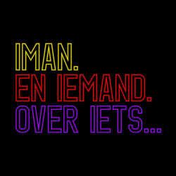 Iman en iemand over iets