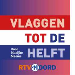 Vlaggen tot de helft