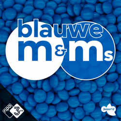 Blauwe M&M's