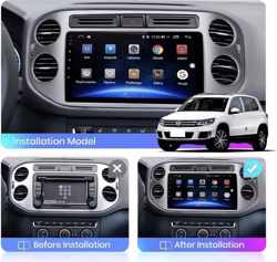 GRATIS CAMERA!!! Volkswagen Tiguan 2007-2015 Android 10 navigatie en multimediasysteem Bluetooth USB WiFi 1+16GB