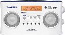 Sangean DPR-25 - Draagbare radio met DAB+ - Wit