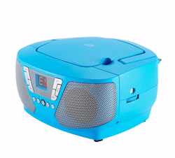 bigben cd60bl draagbare radio speler met stickers blauw uitzoeken en met korting