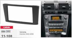 2din frame toyota avensis radio 2002-2008